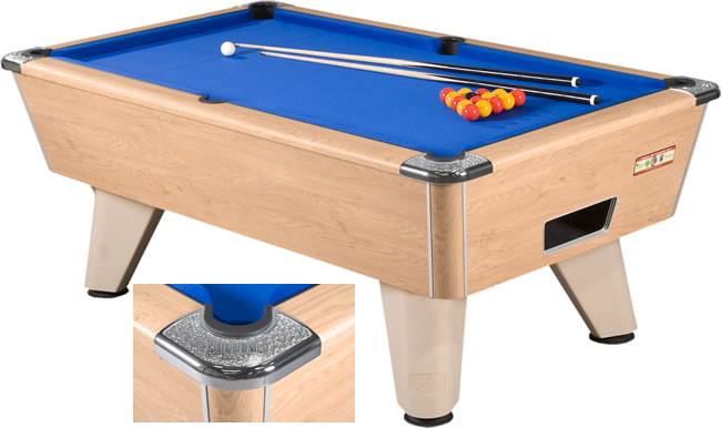 Supreme Winner Pool Table - Oak